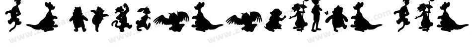 SL Mythological Silhouettes字体转换